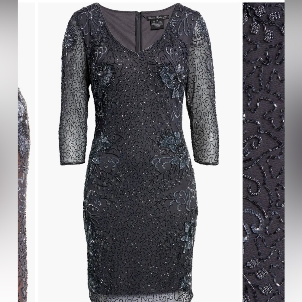 Beaded evening dress
